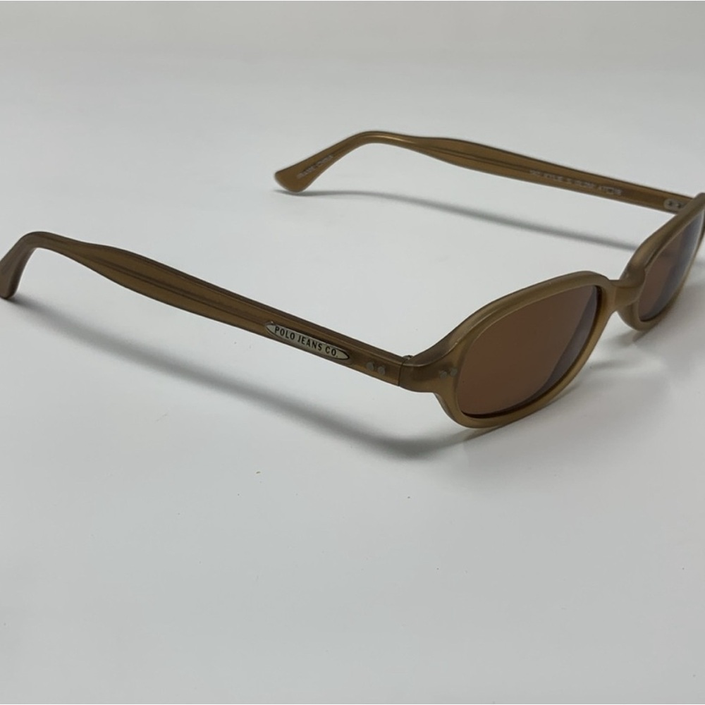 Polo by Ralph Lauren Brown Oval Sunglasses - Picture 2 of 5